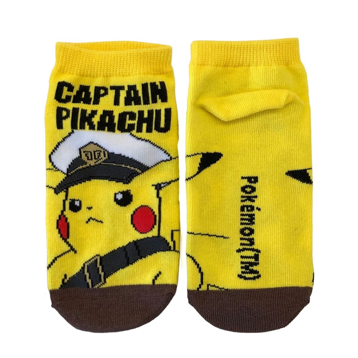 [公式] メーカー直営 ポケットモンスター キャラックス（ジュニア靴下）キャプテンピカチュウ　アニメ　ポケモン