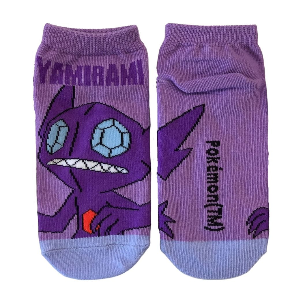 [公式] メーカー直営 ポケットモンスター キャラックス（ジュニア靴下）ヤミラミ　アニメ　ポケモン