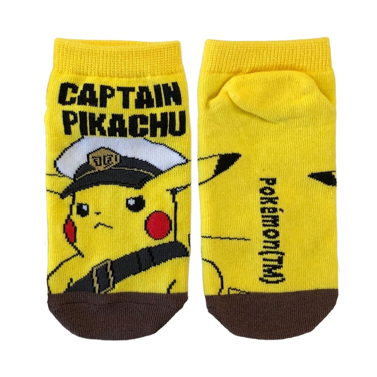 [公式] メーカー直営 ポケットモンスター キャラックス（キッズ靴下）キャプテンピカチュウ　アニメ　ポケモン