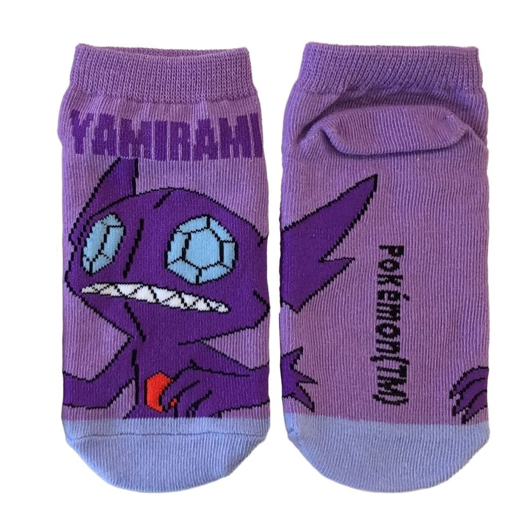 [公式] メーカー直営 ポケットモンスター キャラックス（キッズ靴下）ヤミラミ　アニメ　ポケモン