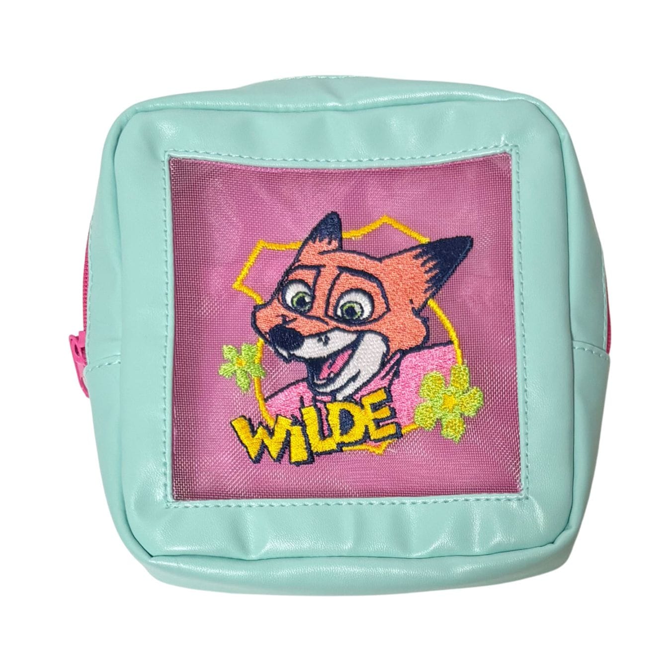 [公式] メーカー直営 ディズニー 合成メッシュ刺繍ポーチ ズートピア2 ニック