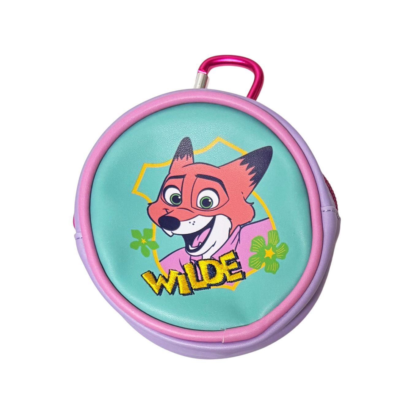 [公式] メーカー直営 ディズニー 合皮ラウンドポーチ ズートピア2 ニック