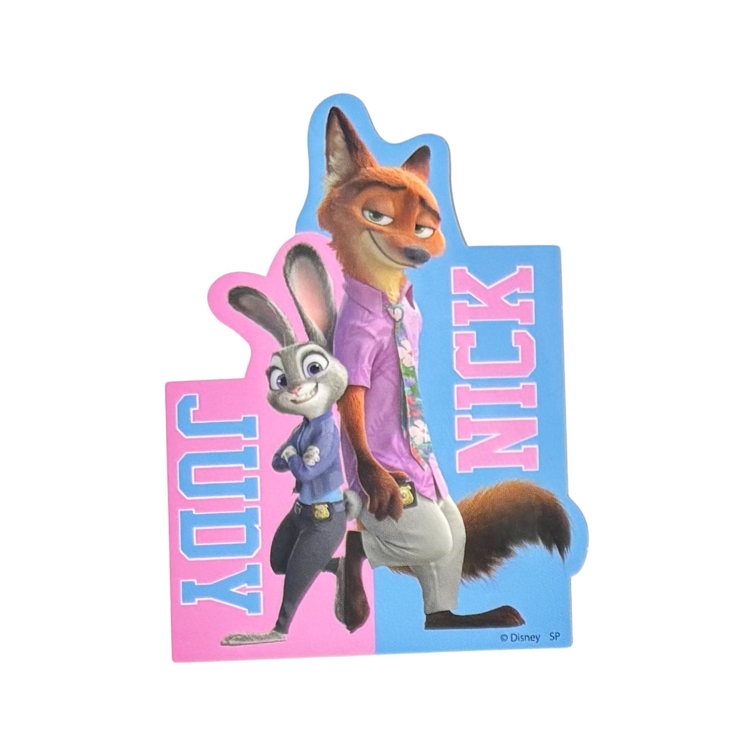 [公式] メーカー直営 ディズニー キャラクターステッカー ズートピア2 ジュディ＆ニック