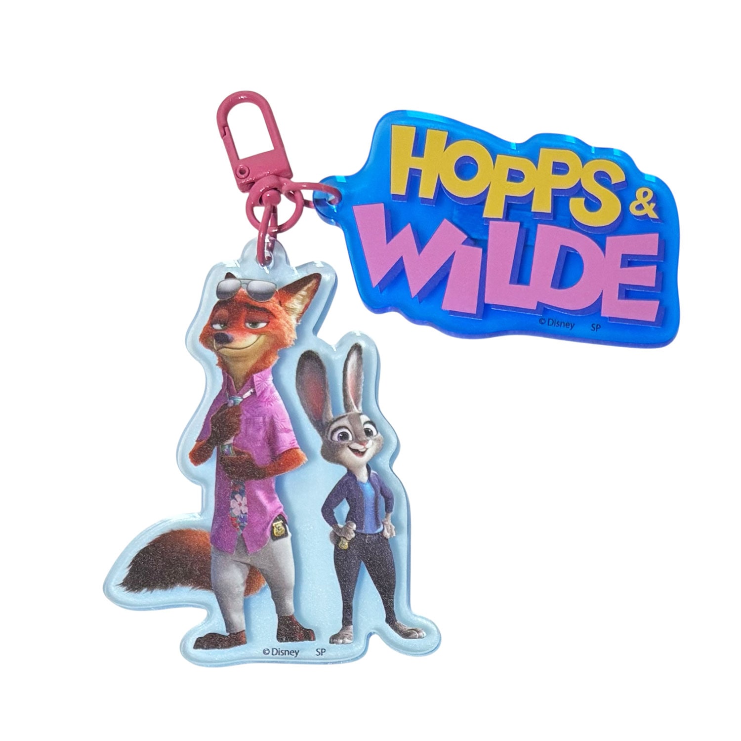 [公式] メーカー直営 ディズニー カラーアクリルキーホルダー ズートピア2 ジュディ＆ニック
