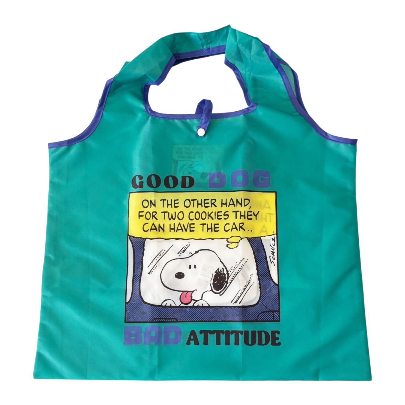 [公式] メーカー直営 PEANUTS ピーナッツ くるくるショッピングバッグ GOOD