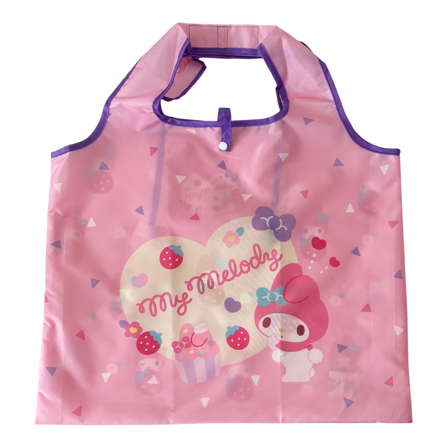 [公式] メーカー直営 サンリオキャラクターズ くるくるショッピングバッグ マイメロディ いちご
