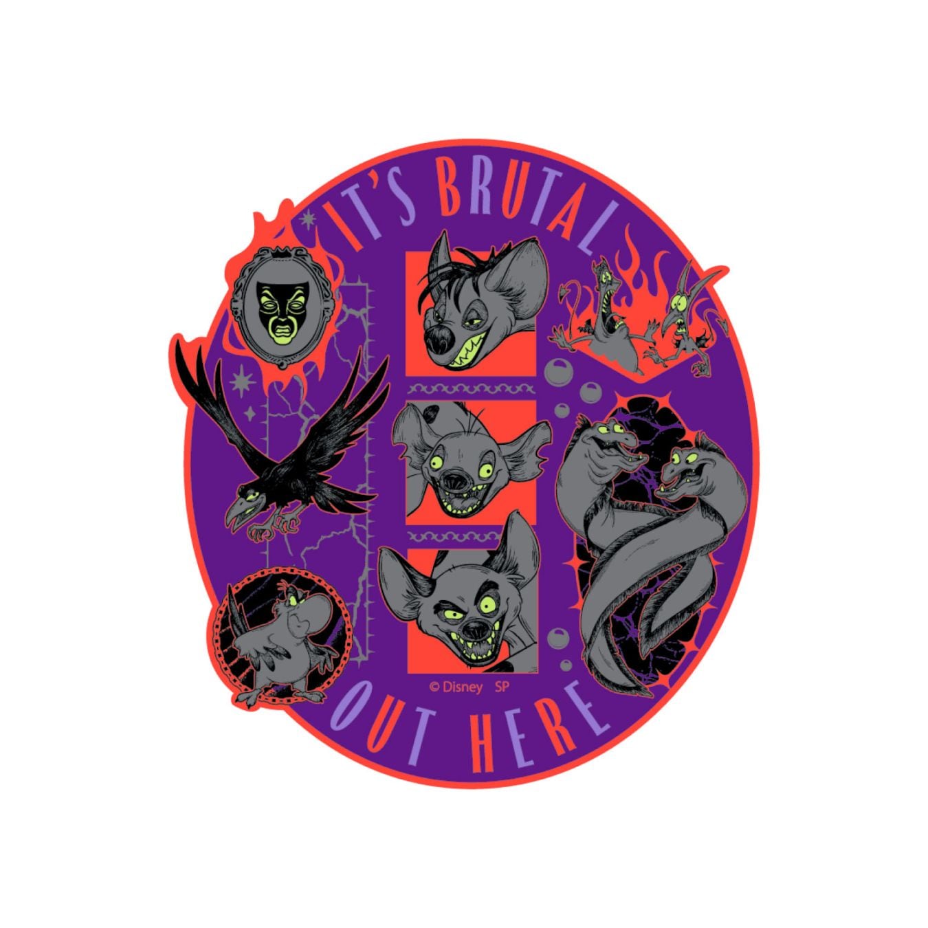 [公式] メーカー直営 ディズニー キャラクターステッカー ヴィランズ 手下たち