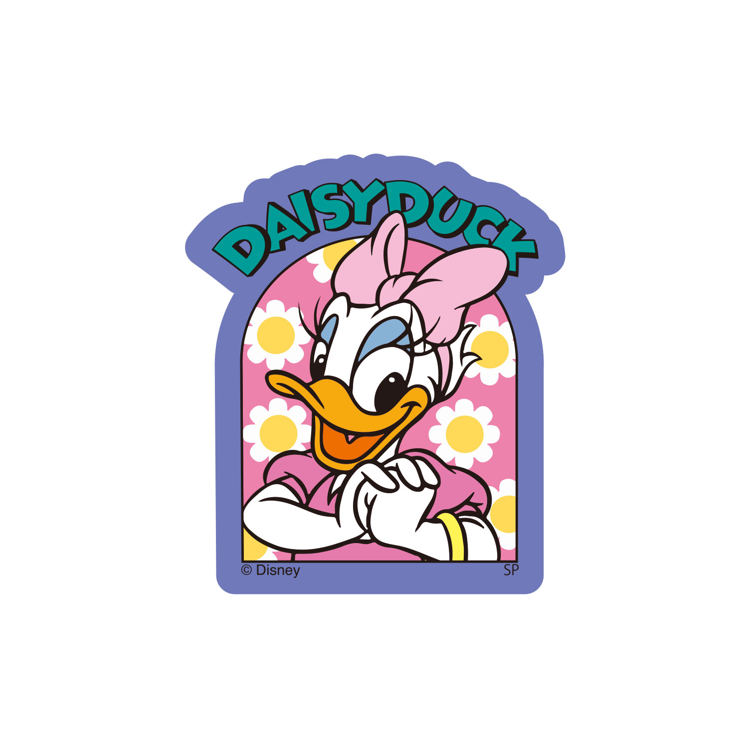 [公式] Disney NOSTALGICA 80Type Line Up Stickers デイジーダック デイジー Pink
