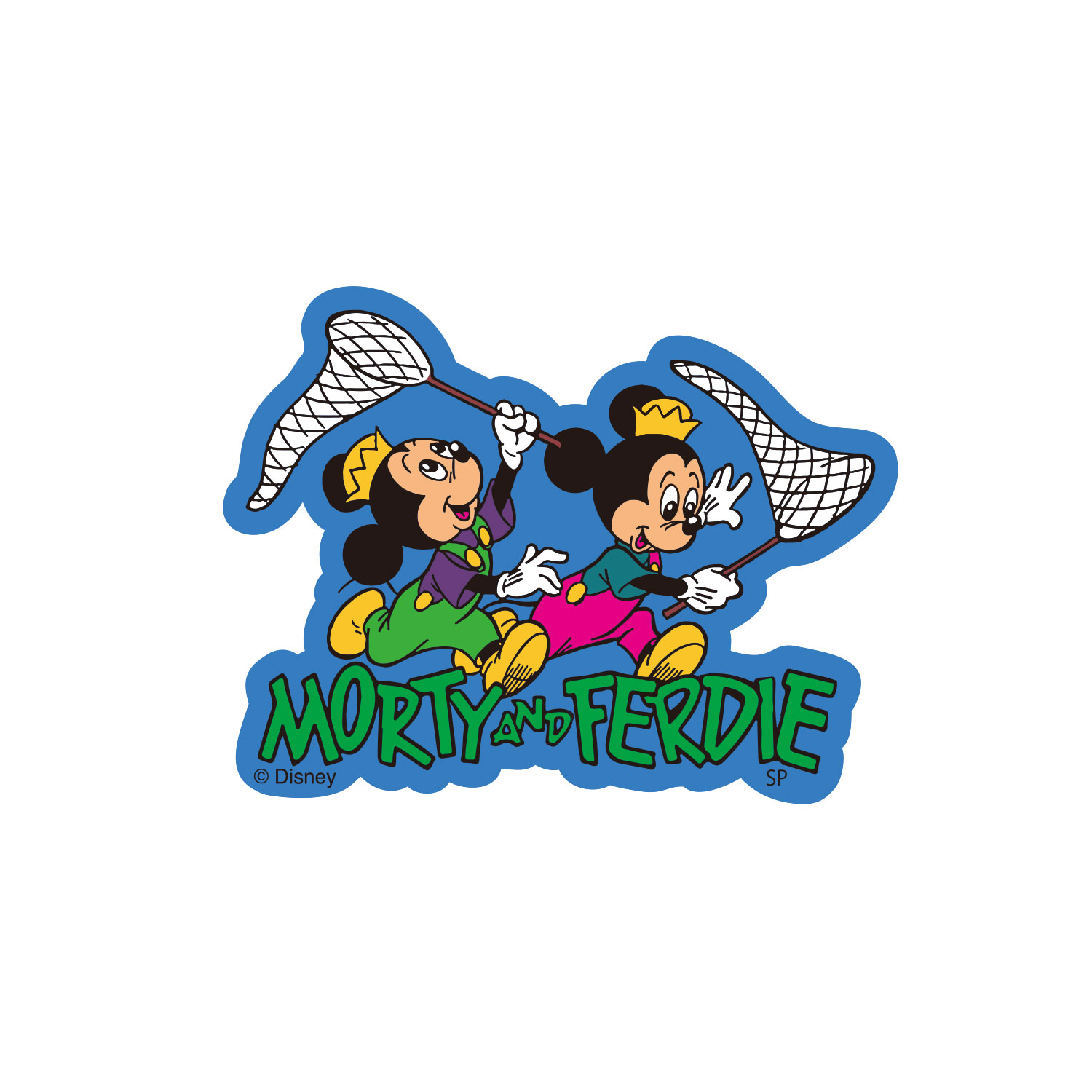 [公式] Disney NOSTALGICA 80Type Line Up Stickers モーティ＆フェルディ