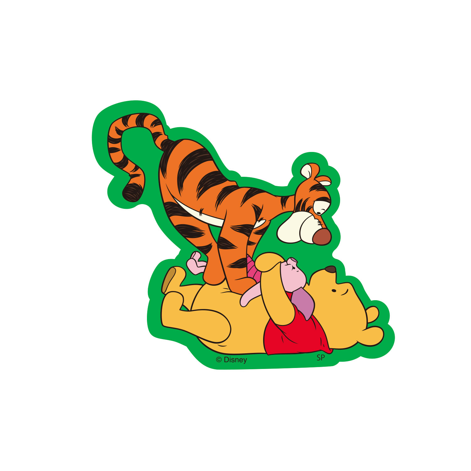 [公式] Disney NOSTALGICA 80Type Line Up Stickers くまのプーさん Green