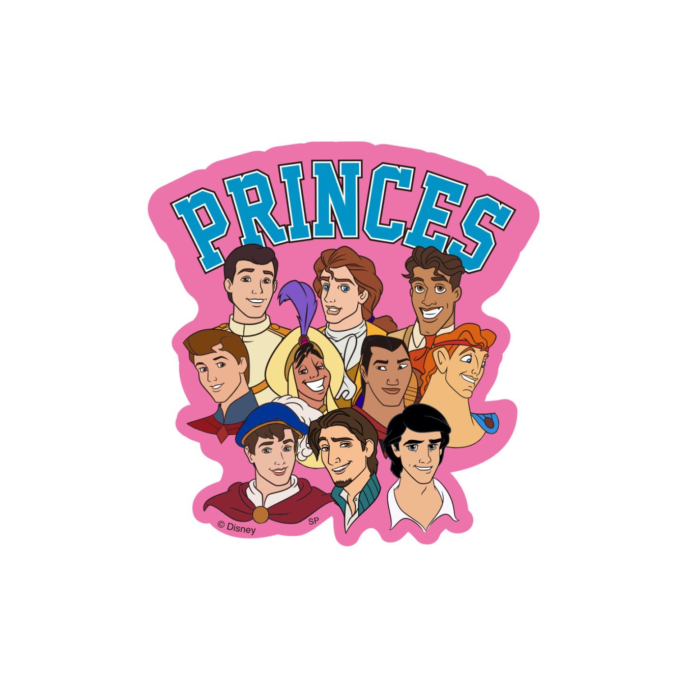 [公式] Disney NOSTALGICA 80Type Line Up Stickers プリンス