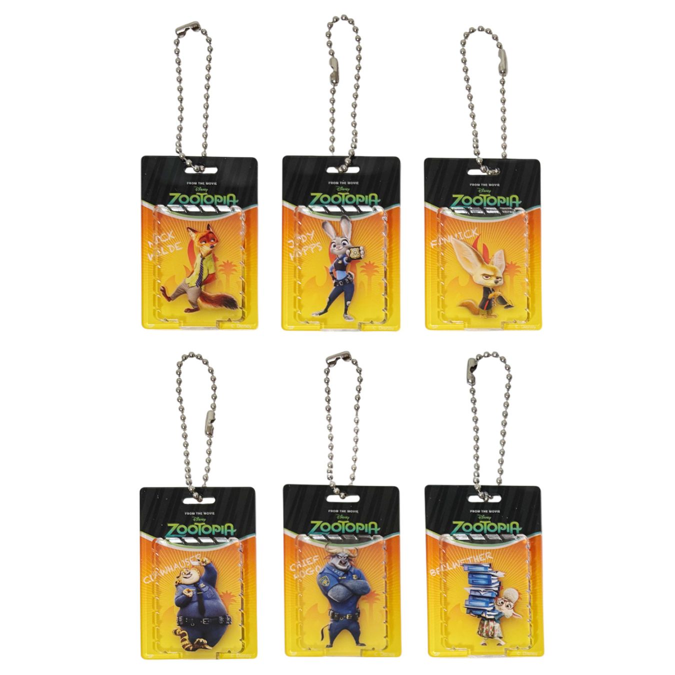[公式] メーカー直営 ディズニー ブラインドブリスター風 アクリルキーチェーン ズートピア BOXセット（全6種）