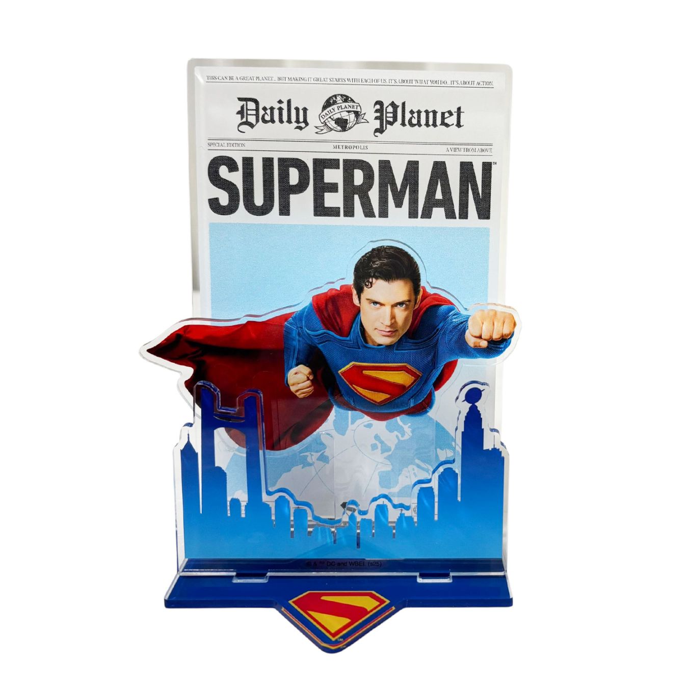 ★2025東京コミコン先行商品　[公式] DC SUPERMAN アクリルジオラマ 空を飛ぶ