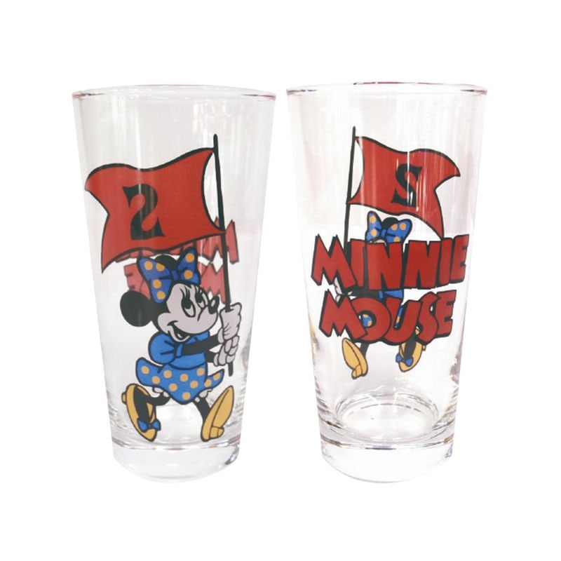 [公式] メーカー直営 ディズニー ノスタルジカ グラス ミニーマウス フラッグ2