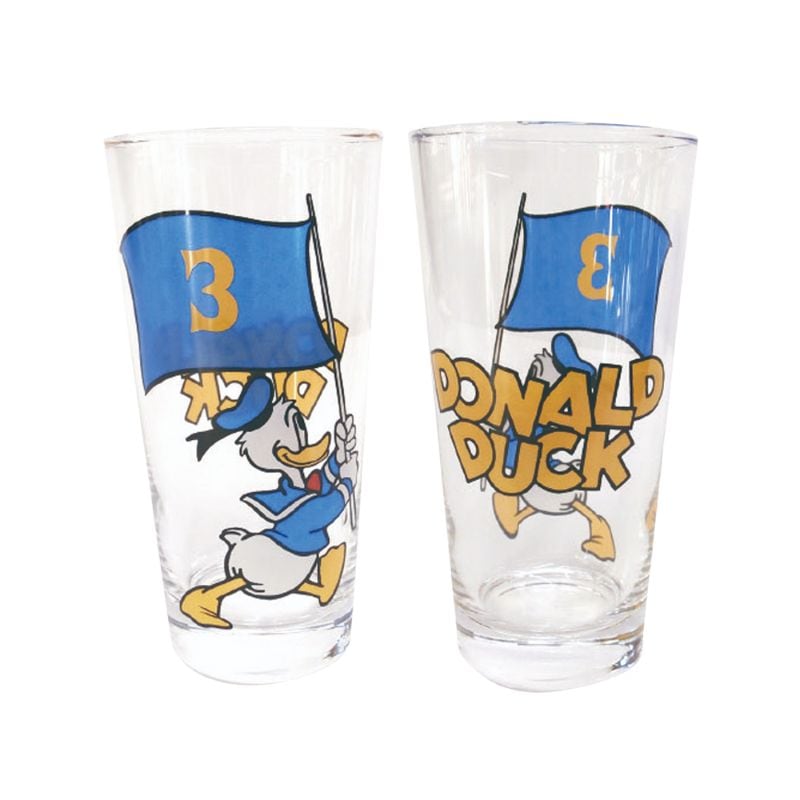 [公式] ディズニー ノスタルジカ  グラス ／ドナルドダック フラッグ 3