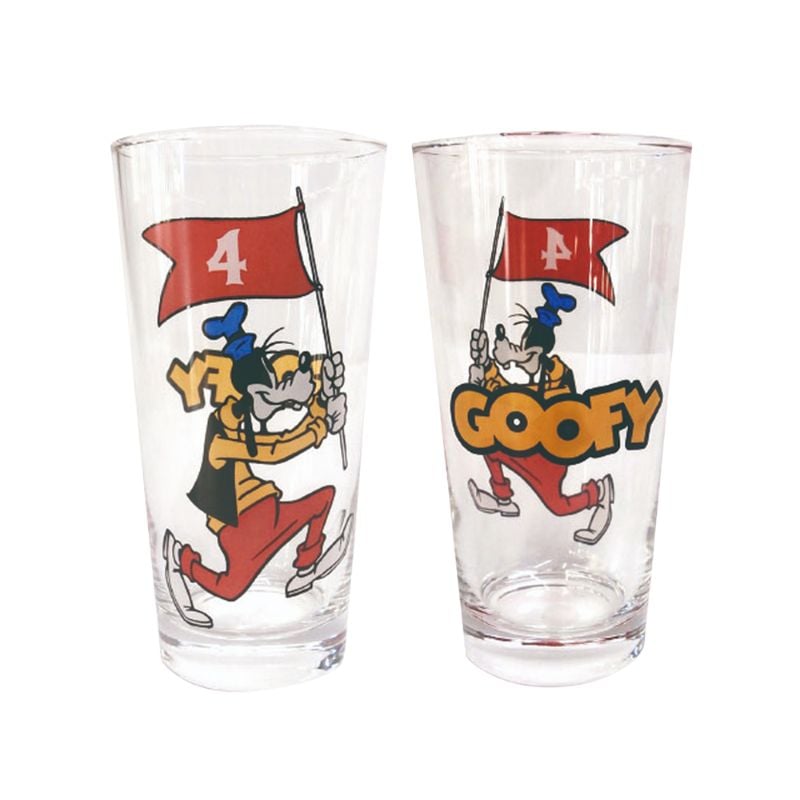 [公式] ディズニー ノスタルジカ　グラス ／グーフィー フラッグ 4