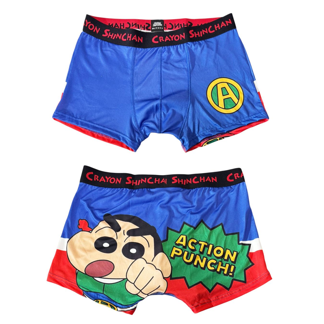 [公式] メーカー直営 クレヨンしんちゃん ボクサーパンツ（ポリエステル） アクションしんちゃん