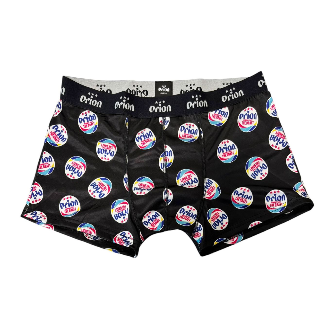 [公式] メーカー直営 オリオンビール ボクサーパンツ（ポリエステル） ロゴ ブラック