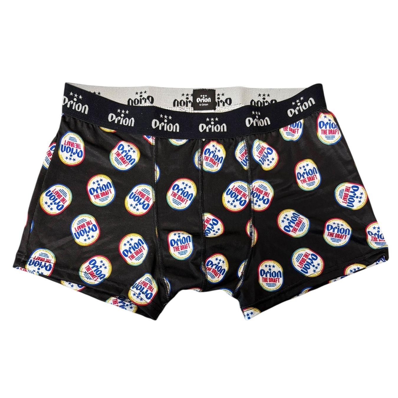 [公式] メーカー直営 オリオンビール ボクサーパンツ（ポリエステル） ドラフトロゴ ブラック