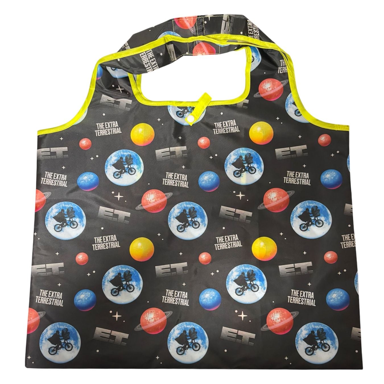 [公式] メーカー直営 E.T. くるくるショッピングバッグ 宇宙 パターン
