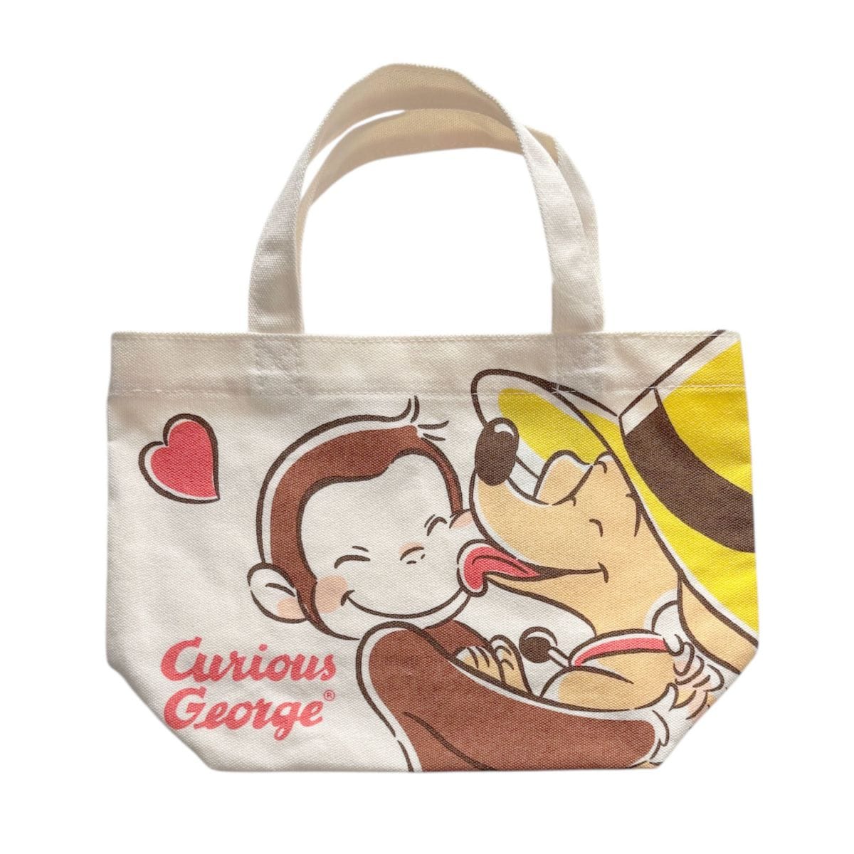 [公式] メーカー直営 おさるのジョージ85周年 マチ付バッグ フレンズ ハート