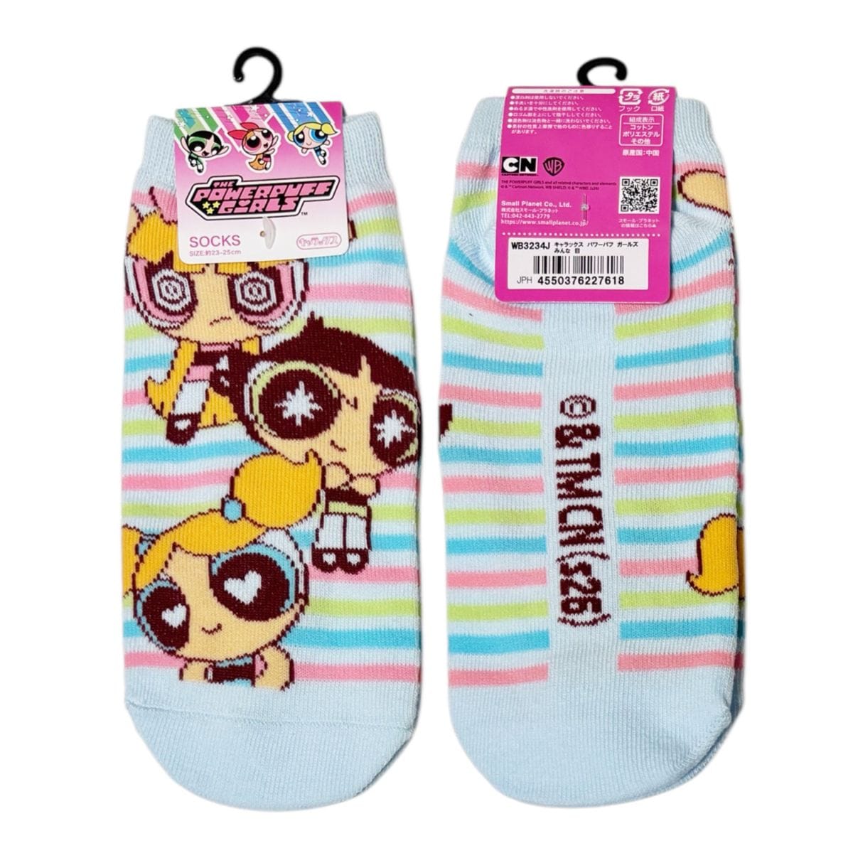 [公式] メーカー直営 パワーパフガールズ キャラックス（レディース靴下）みんな 目