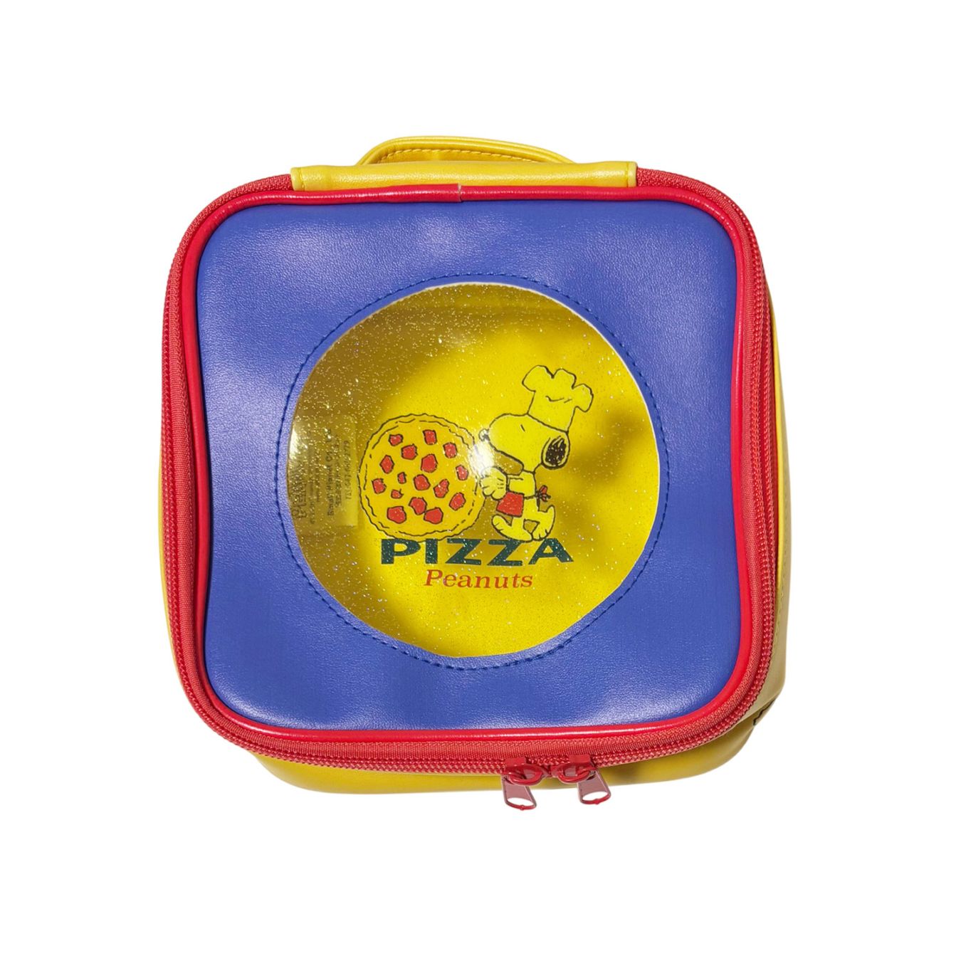 [公式] メーカー直営 PEANUTS スヌーピー スクエアポーチ ピザ