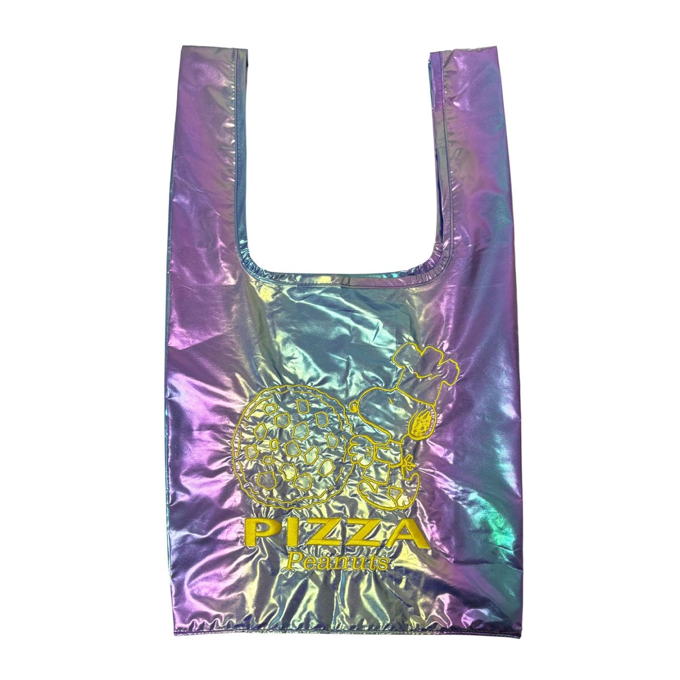 [公式] メーカー直営 PEANUTS スヌーピー オーロラ マルシェショッピングバッグ ピザ