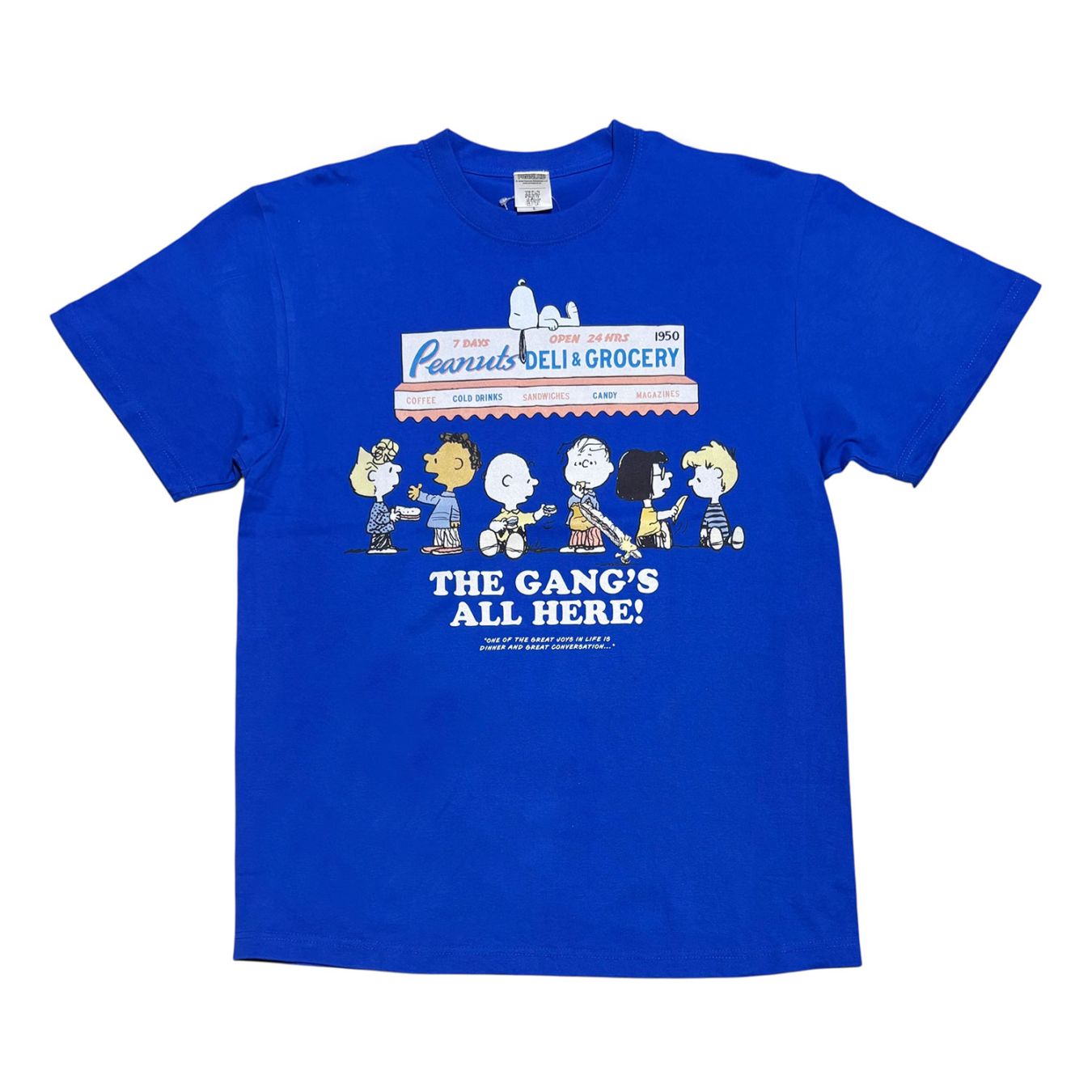 [公式] PEANUTS/NOSTALGICA (ピーナッツ/ノスタルジカ) スヌーピー Tシャツ 看板