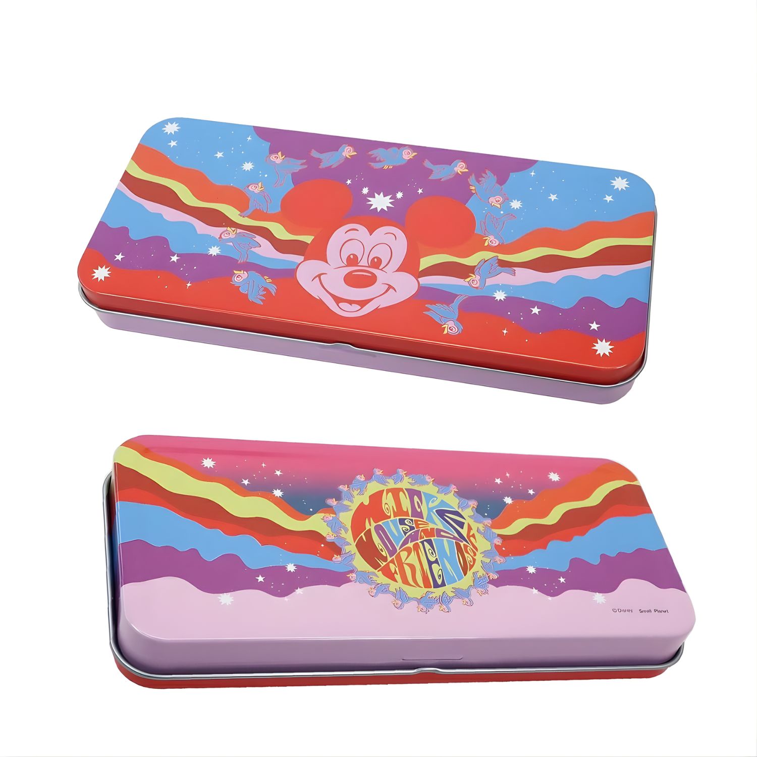 [公式] メーカー直営 ディズニー ノスタルジカ メタルケース ミッキーバードサークル