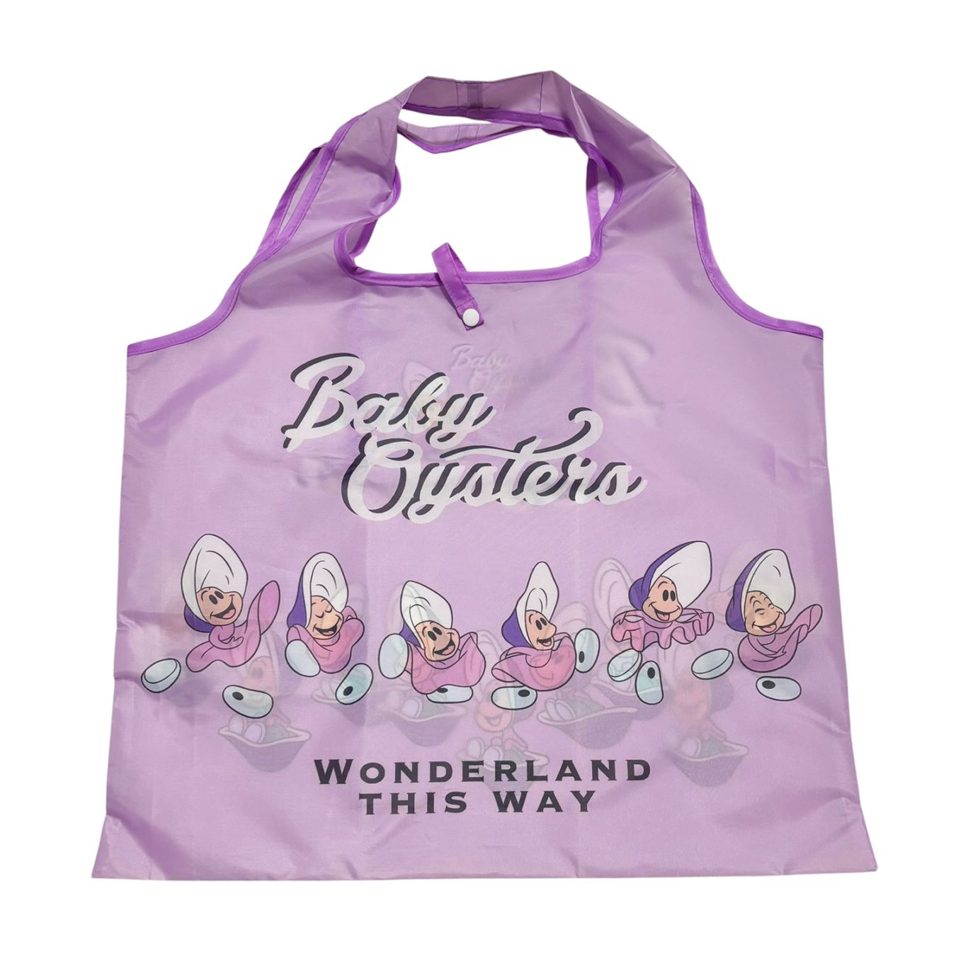 [公式] メーカー直営 ディズニー くるくるショッピングバッグ  ふしぎの国のアリス みんな整列