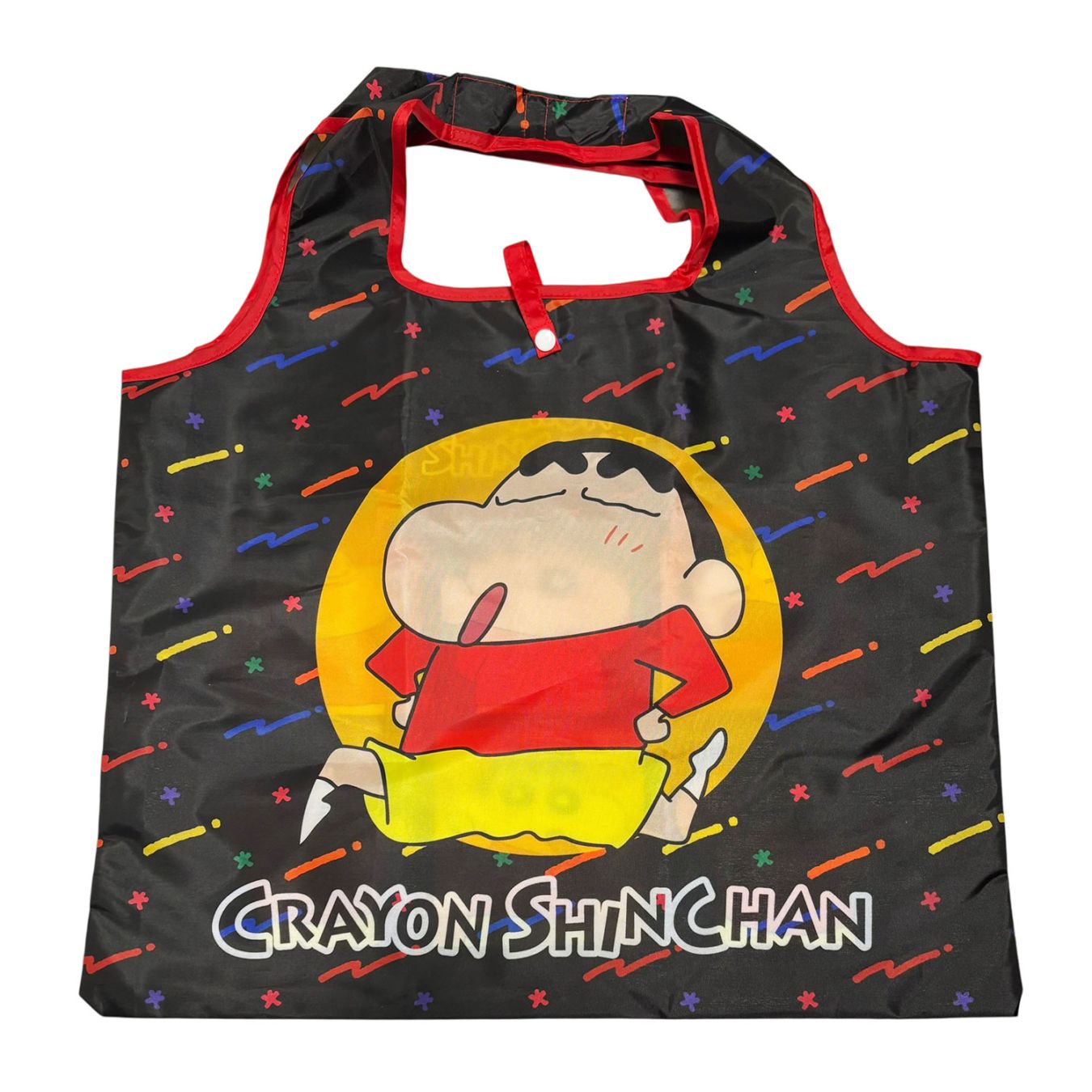 [公式] メーカー直営 クレヨンしんちゃん くるくるショッピングバッグ カラフル