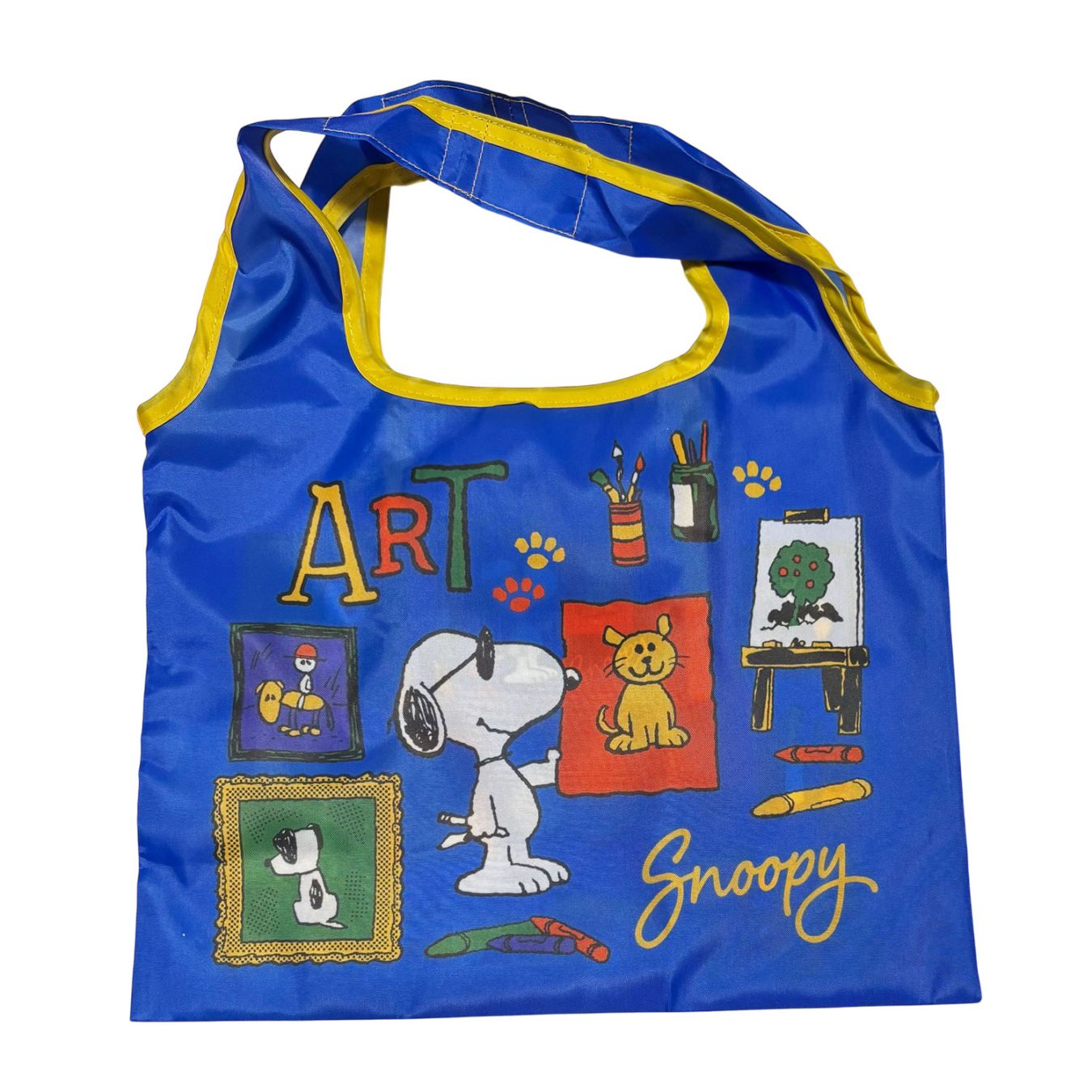 [公式] メーカー直営 PEANUTS ピーナッツ ミニくるくるショッピングバッグ アート