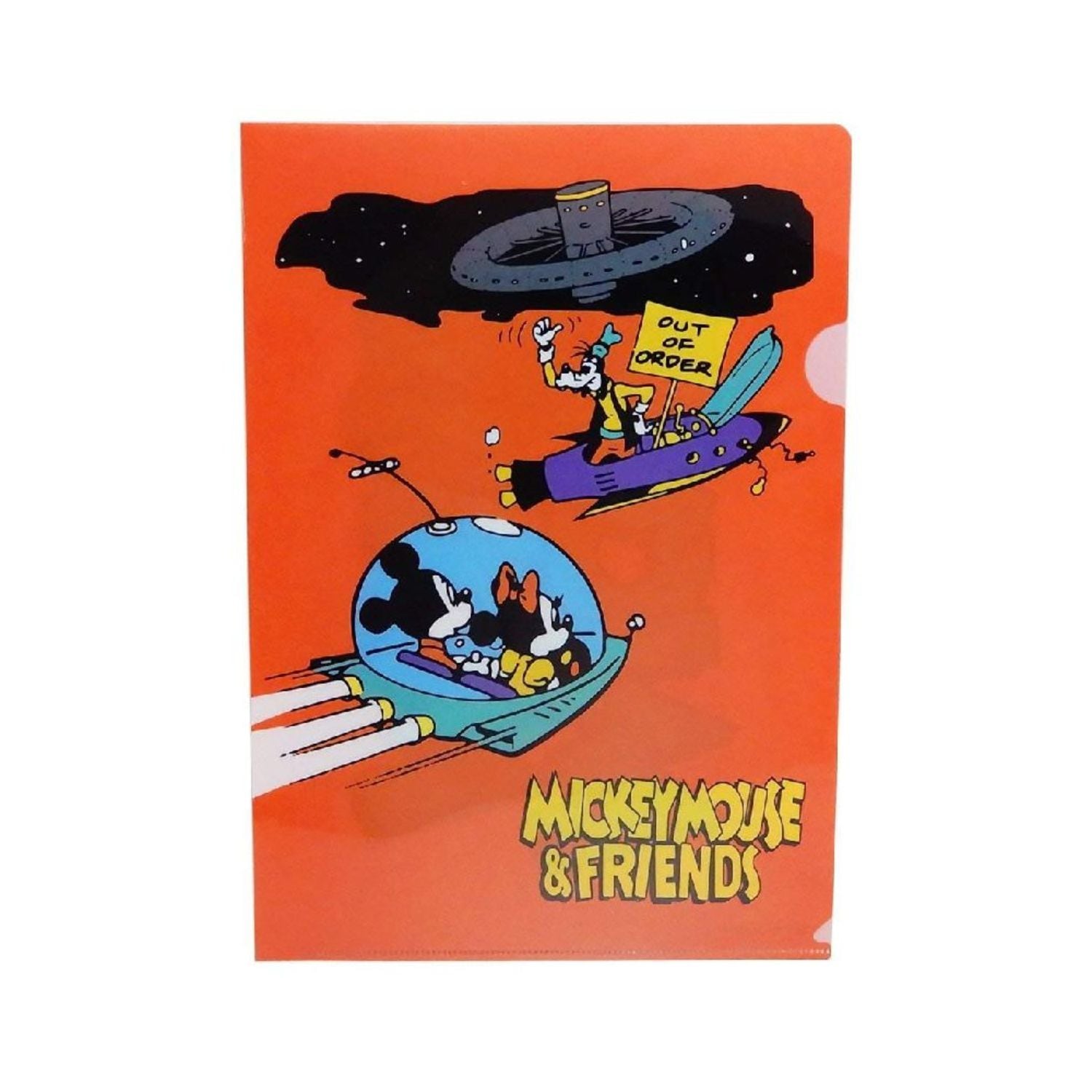 公式] メーカー直営 ディズニー ノスタルジカ A4クリアファイル アウト