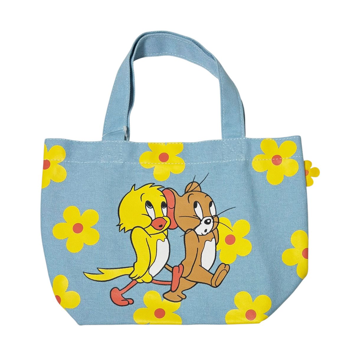 [公式] メーカー直営 トムとジェリー カラーマチ付きバッグ フラワー