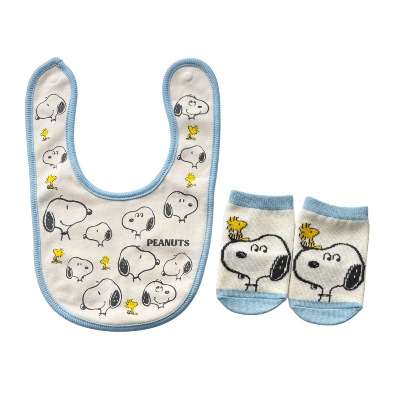 [公式] メーカー直営 PEANUTS スヌーピー ベビーセット いろんなフェイス