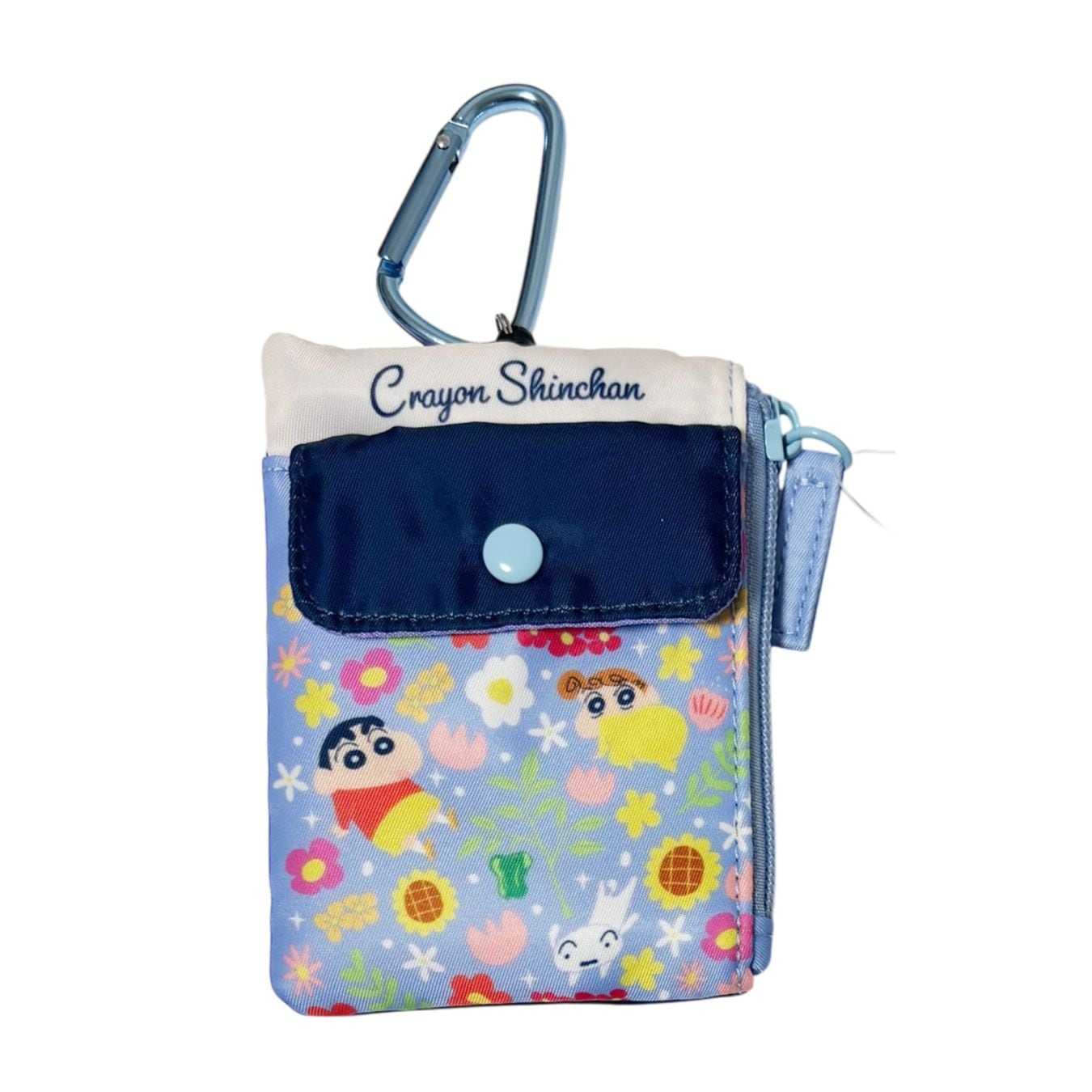 [公式] メーカー直営 クレヨンしんちゃん リール付パスケース フラワー ベージュ