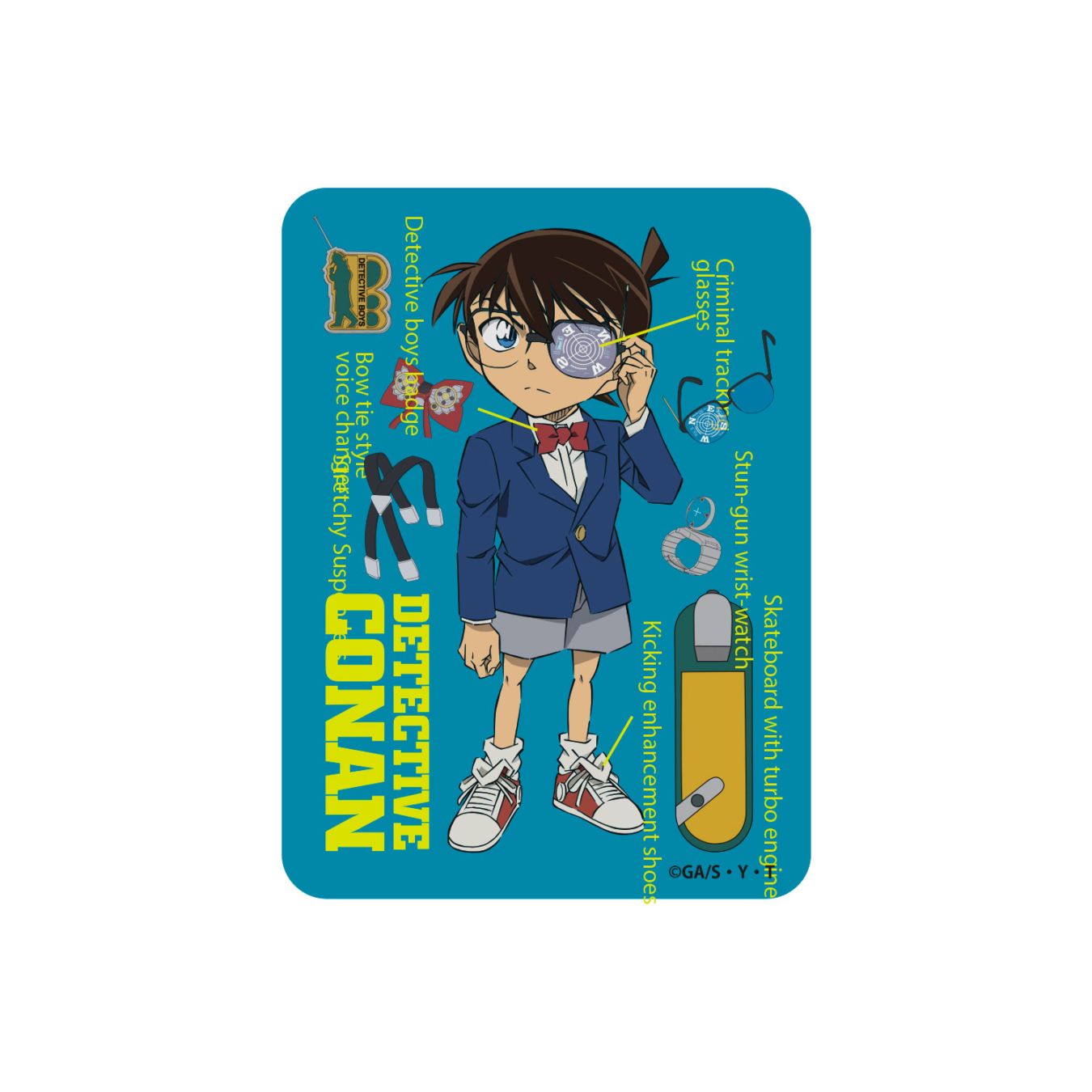 [公式] メーカー直営 名探偵コナン キャラクターステッカー アイテム