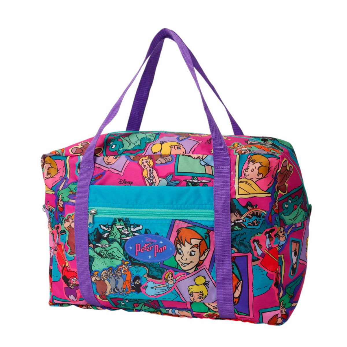 [公式] メーカー直営 ディズニー ノスタルジカ　総柄パッカブルボストンバッグ　ピーター・パン