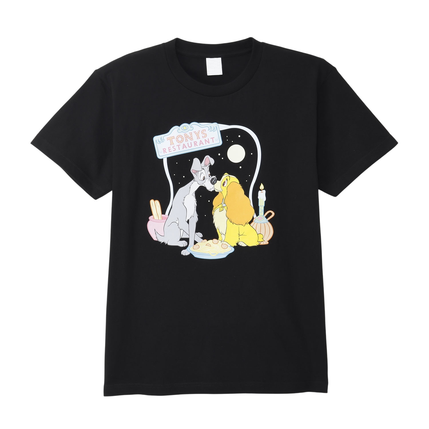 [公式] メーカー直営 ディズニー わんわん物語 Tシャツ キス