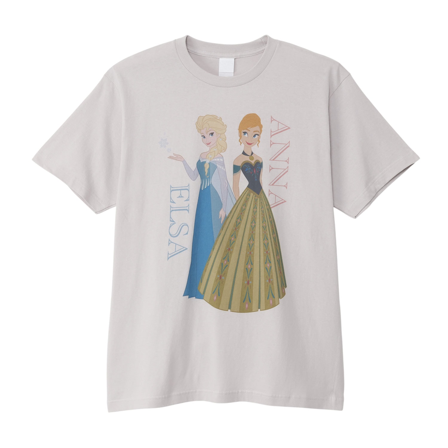 [公式] メーカー直営 ディズニー アナと雪の女王 Tシャツ アナ＆エルサ ロゴ