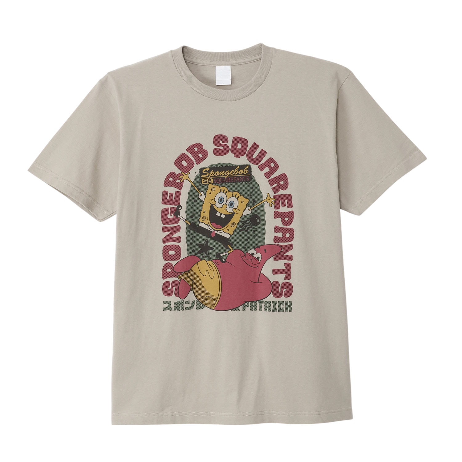 [公式] メーカー直営 スポンジ・ボブ Tシャツ 寝転び