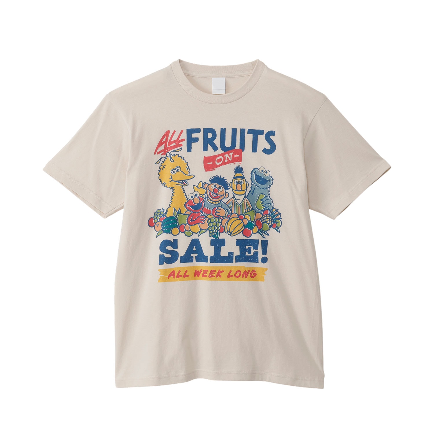 [公式] メーカー直営 セサミストリート Tシャツ フルーツ