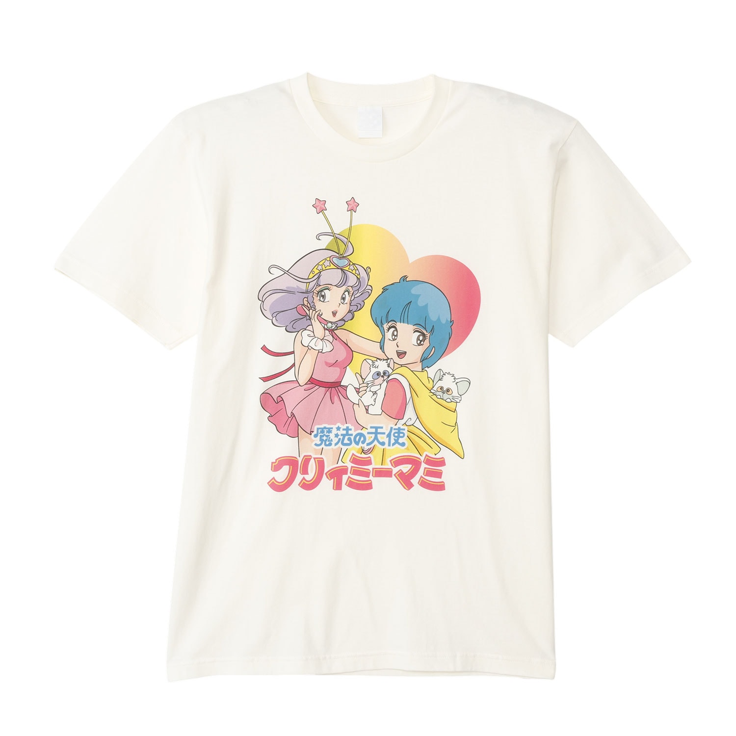 [公式] メーカー直営 魔法の天使 クリィミーマミ Tシャツ ロゴハート