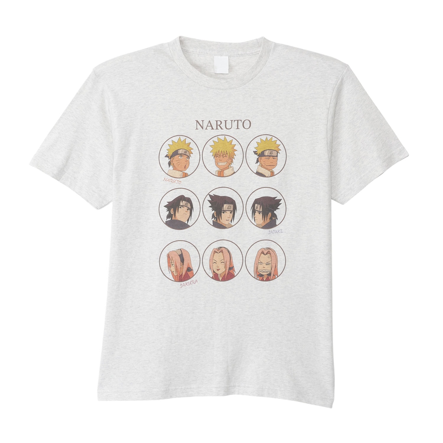 [公式] メーカー直営 NARUTO ナルト Tシャツ フェイスいろいろ