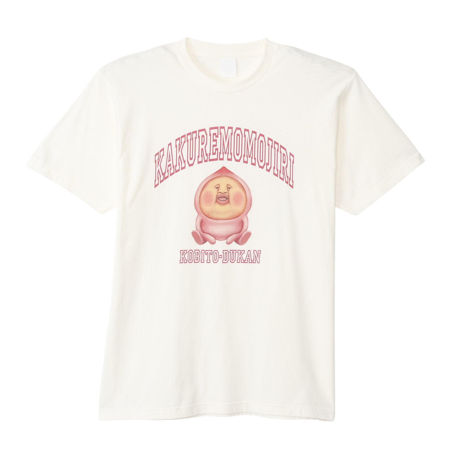 [公式] メーカー直営 こびとづかん Tシャツ カクレモモジリ おすわり