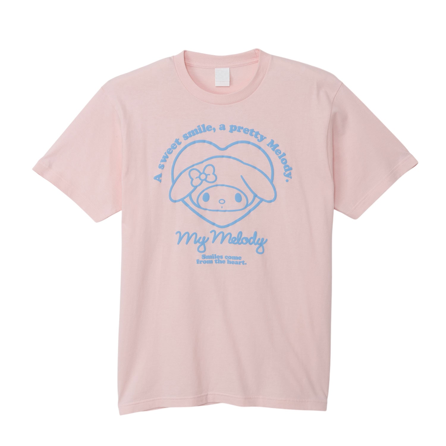 [公式] メーカー直営 サンリオキャラクターズ 発泡プリント Tシャツ マイメロディ ハート