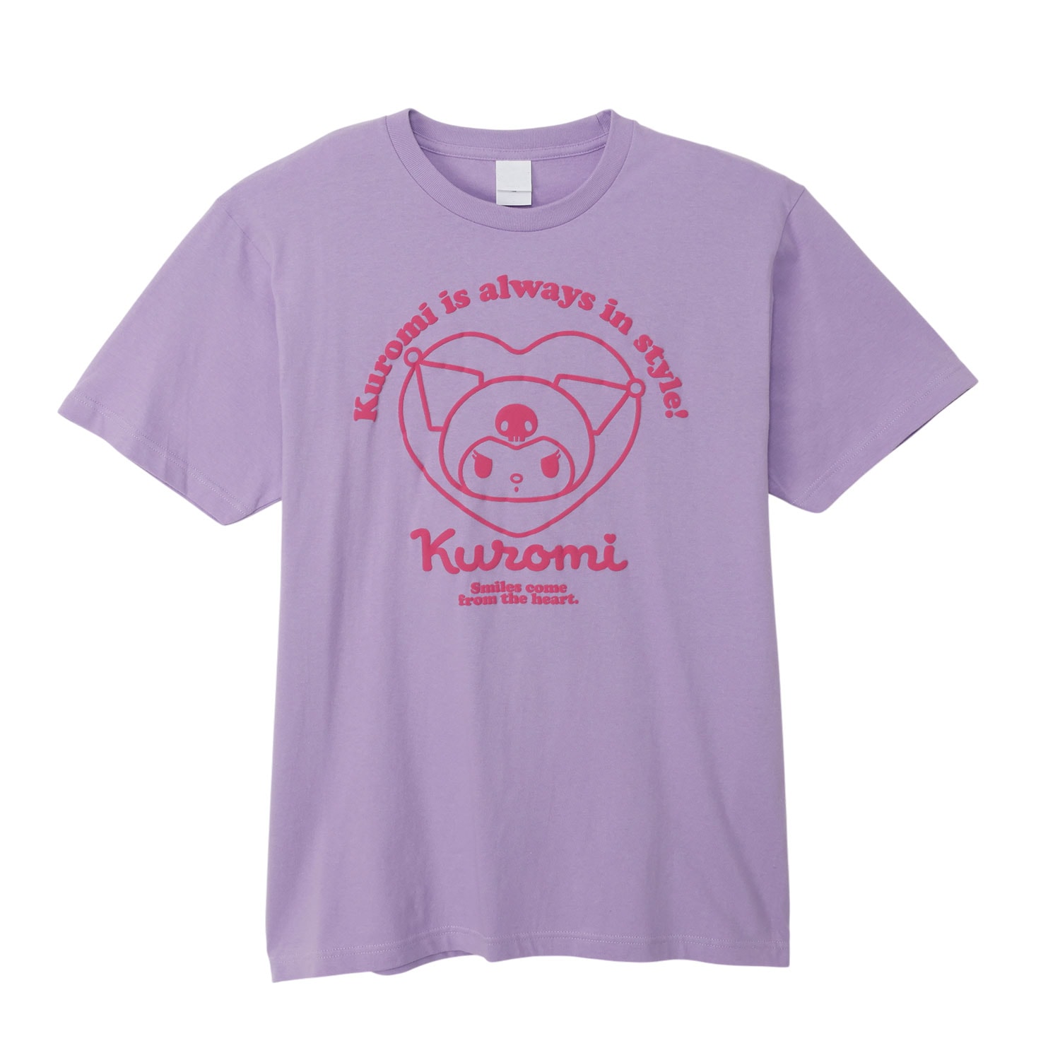 [公式] メーカー直営 サンリオキャラクターズ 発泡プリント Tシャツ クロミ ハート