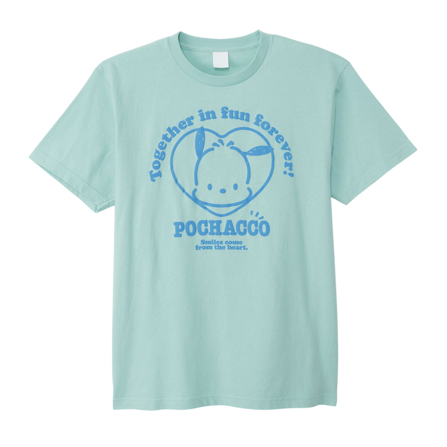 [公式] メーカー直営 サンリオキャラクターズ 発泡プリント Tシャツ ポチャッコ ハート