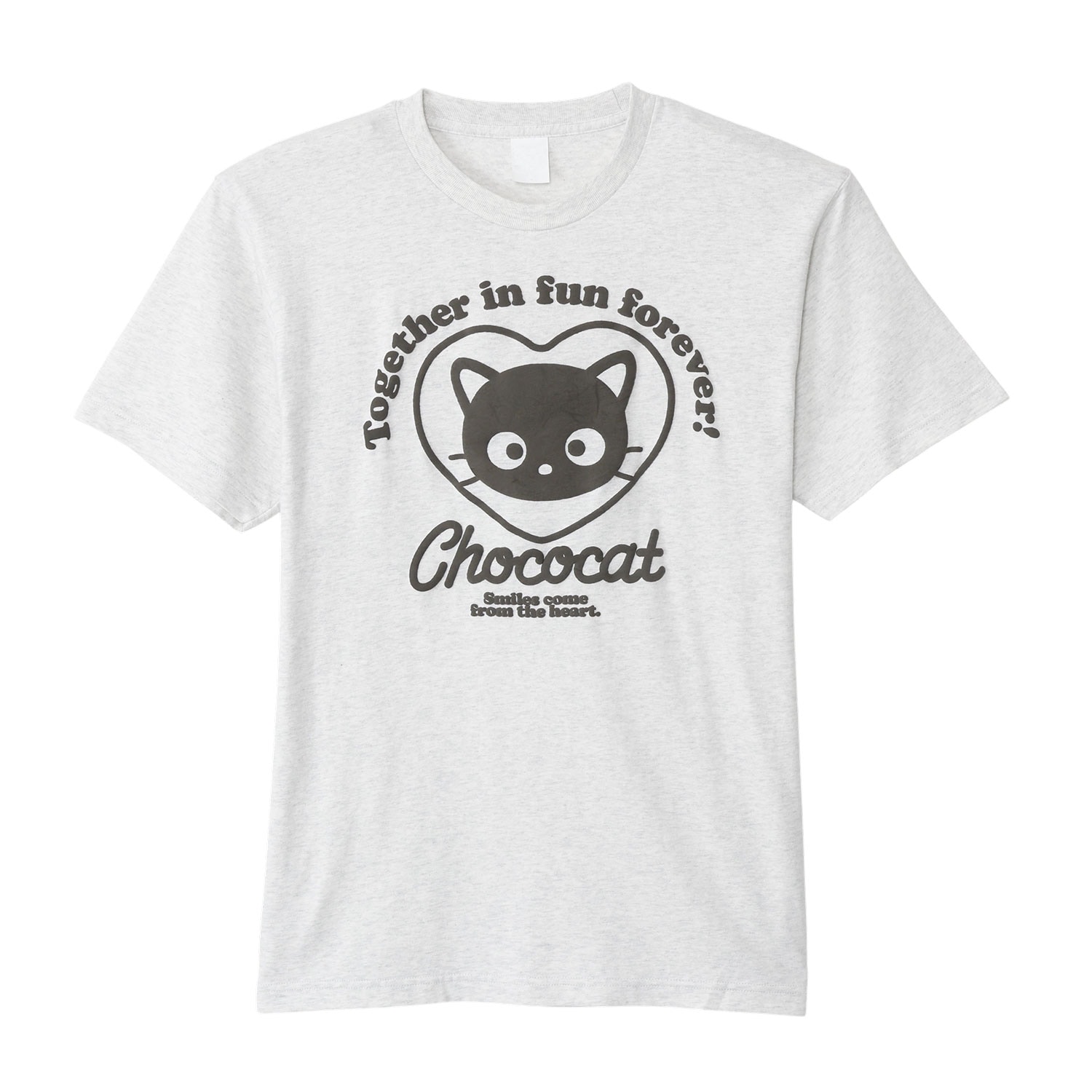 [公式] メーカー直営 サンリオキャラクターズ 発泡プリント Tシャツ チョコキャット ハート
